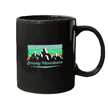 Discover Smoky Mountains Climber Summit Climbing Mountain Mugs