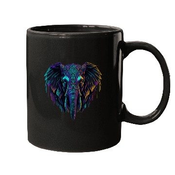 Discover Neon Elephant Mugs