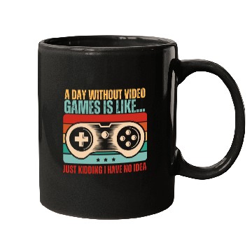 Discover Retro Sunset Video Game Lover Mugs