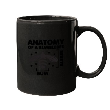 Discover Anatomy of a Bumblebee Bee Lover Gift Mugs