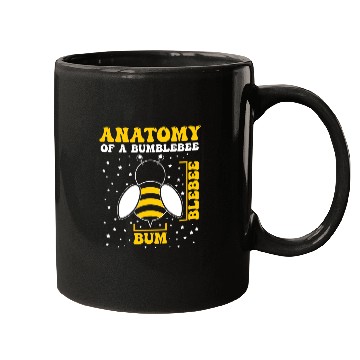 Discover Anatomy of a Bumblebee Bee Lover Gift Mugs