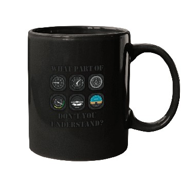 Discover Funny Pilot - Aviation Airline Pilot Instruments Mugs