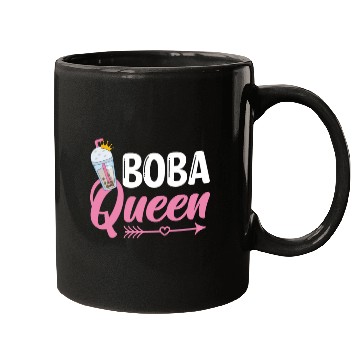 Discover Boba Queen Bubble Tea Lover Boba Tea Drinker Mugs