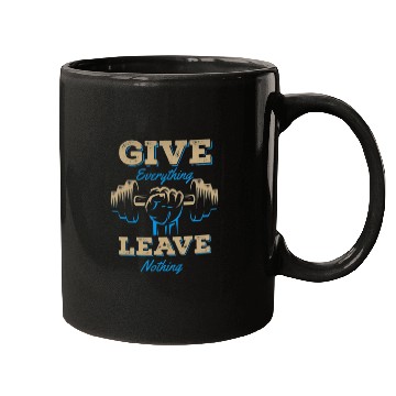 Discover Motivational quotes for gym,never give up Mugs