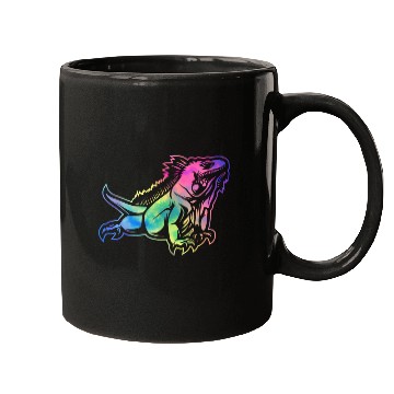Discover Colorful Lizard Iguana Reptile Lover Mugs