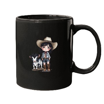 Discover Cowgirl with Cow Mugs