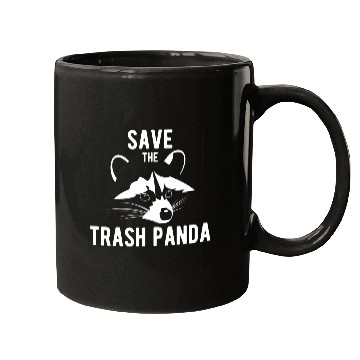 Discover Save The Trash Panda Raccoon Mugs