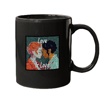 Discover Love Is Love - colorful graphic Mugs