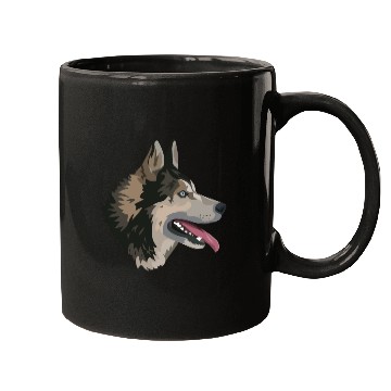 Discover husky dog Mugs