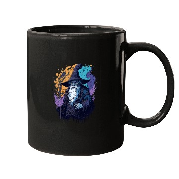 Discover black wizard Mugs