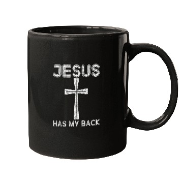 Discover Jesus Has My Back 3 Mugs