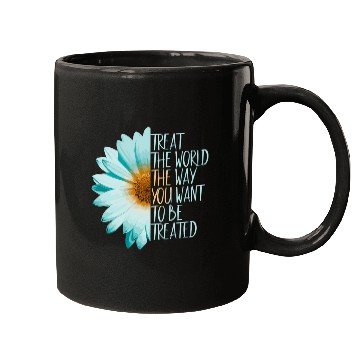 Discover Be The Change Treat The World Mugs
