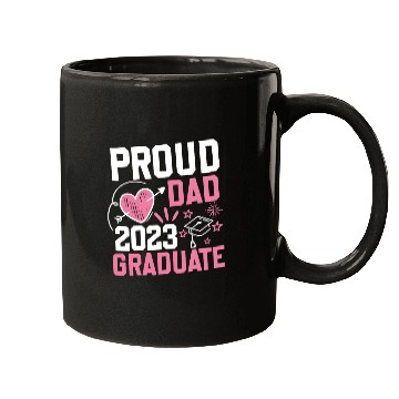 Discover Proud dad 2023 graduate Mugs