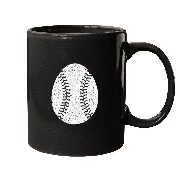 Discover Baseball Happy Easter Egg Hunting Cute Sport Lover Mugs