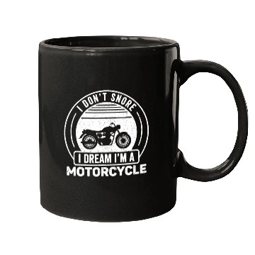 Discover Vintage I Don't Snore I Dream I'm A Motorcycle Sno Mugs