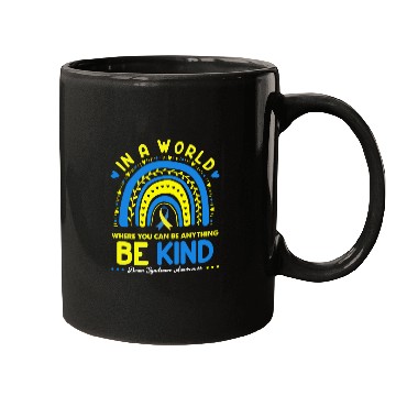 Discover Be Kind Down syndrome Awareness October Teacher Mugs