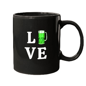 Discover Love Green Beer Mugs
