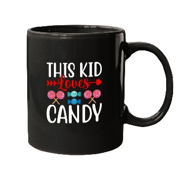 Discover This Kid Loves Candy 1 Mugs