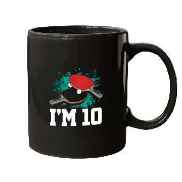 Discover I'm 10 Table Tennis Player Sports Kid 10th Mugs
