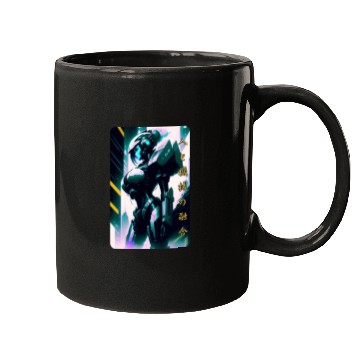 Discover Neon Nights: A Cyberpunk Design 7 Mugs