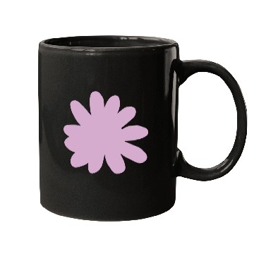 Discover Magenta Abstract Minimal Flower Mugs