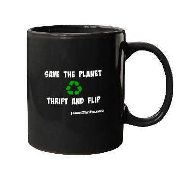 Discover Save The Planet Thrift And Flip Dark Colors Mugs