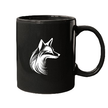 Discover Beautiful Tattoo Fox Portrait Mugs