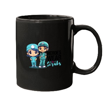 Discover Heroes wear scrubs Mugs