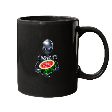 Discover Watermelon for the robot Mugs