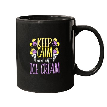 Discover Keep Calm And Eat Ice Cream Lover Mugs