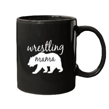 Discover Wrestling Mama Bear Wrestling Mom Mugs