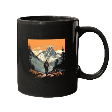 Discover Mountain Adventure Hiking Mugs