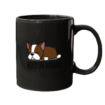 Discover Red Boston Terrier Boston Mama Mugs