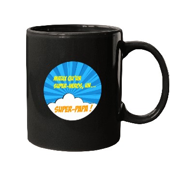 Discover Super-dad super-hero Best dad Father's day Comics Mugs