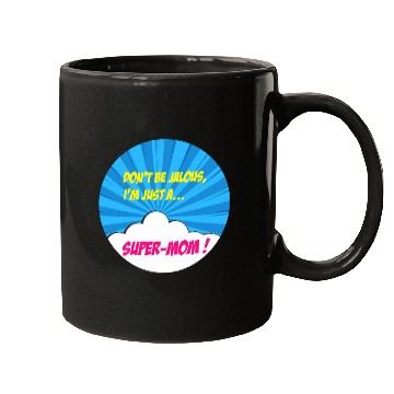 Discover Super-mom super-hero. Best mom Mother's day Comics Mugs