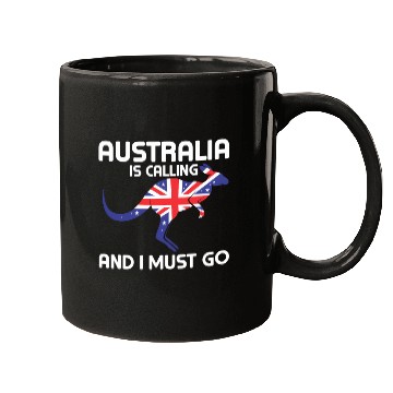 Discover Australia Is Calling And I Must Go Kangaroo Austra Mugs