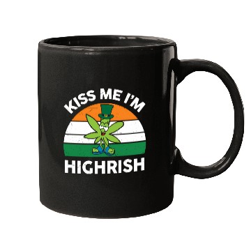Discover St Patricks Day Kiss Me Im Highrish Marijuana Mugs