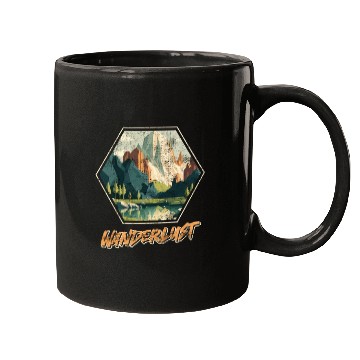 Discover Wanderlust Mountaineer Hiking Mountain love Mugs