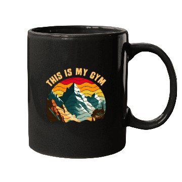 Discover This is my Gym Mountaineer Wanderlust Mountain Mugs