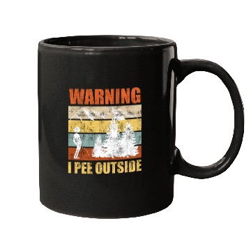 Discover Wanderlust funny I love peeing outside Mugs