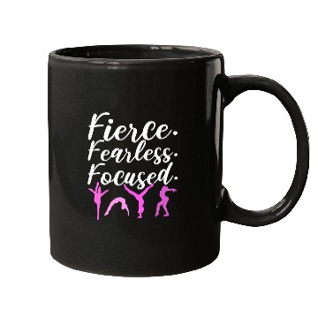 Discover Fearless Gymnast Gymnastic Teacher Mugs