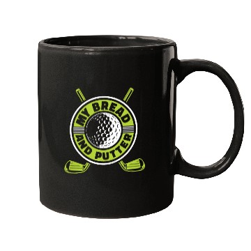 Discover My Bread And Putter Player Pro Golfer Golfing Mugs