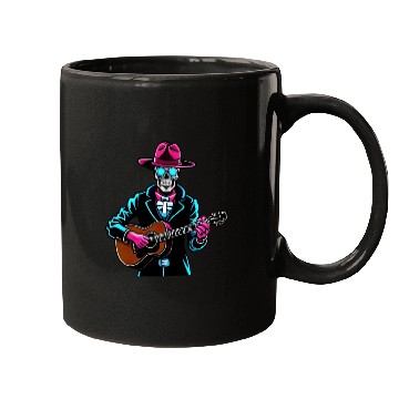 Discover guitar skeleton Mugs