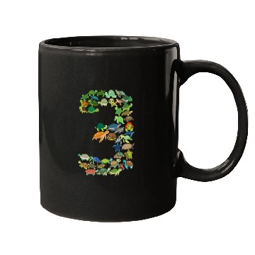 Discover 3rd Birthday Sea Turtle Tortoise Theme 3 Year Old Mugs