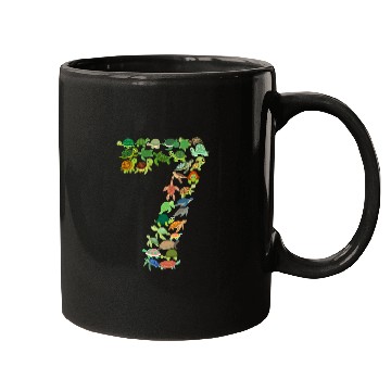 Discover 7th Birthday Sea Turtle Tortoise Theme 7 Year Old Mugs