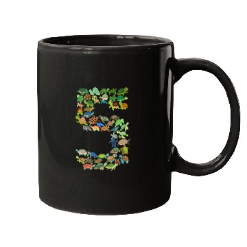 Discover 5th Birthday Sea Turtle Tortoise Theme 5 Year Old Mugs