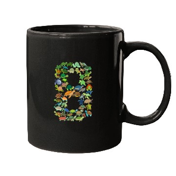 Discover 8th Birthday Sea Turtle Tortoise Theme 8 Year Old Mugs