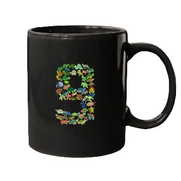 Discover 9th Birthday Sea Turtle Tortoise Theme 9 Year Old Mugs