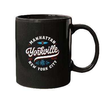 Discover New York Manhattan Yorkville Mugs