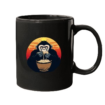 Discover gorilla noodles sunset Mugs